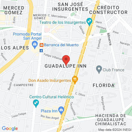 Dr. Moisés Marino Ramírez Ramírez map