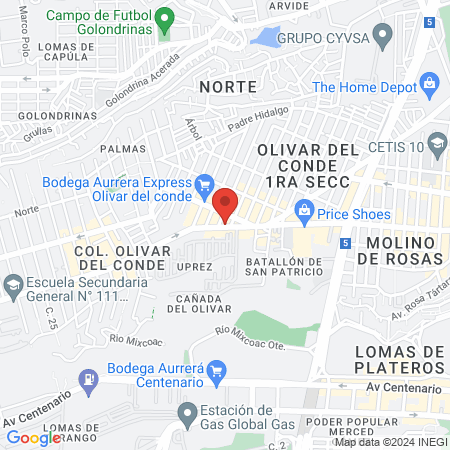 Dentis+a Olivar del Conde map