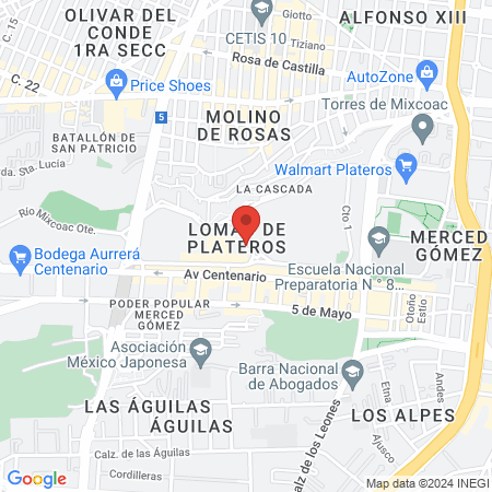 Servicios de Salud en Pediatría map