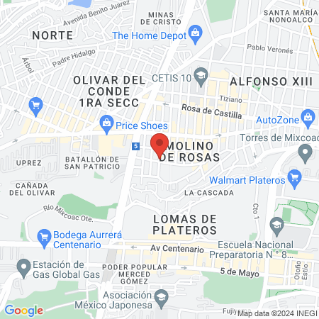 Podología Venus map