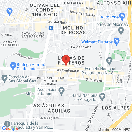 Dr. Javier Montiel Perdomo map