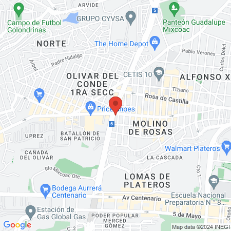 Podologia Quiterio map