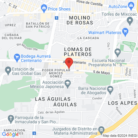 Unidad de Cuidados Veterinarios map