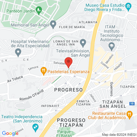 Jacky Studio “uñas y pestañas” map