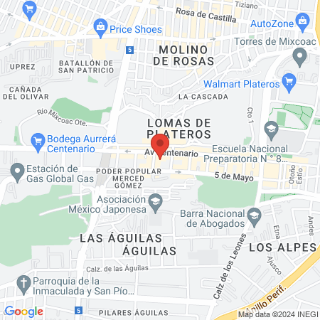 Estética princess centenario map