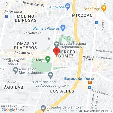 Clínica de Odontología integral map