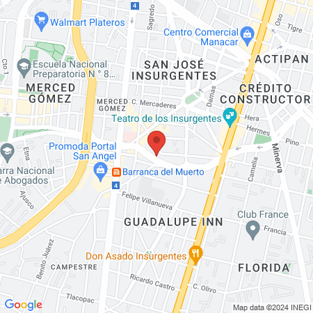 Desértika Spa Barranca del Muerto map