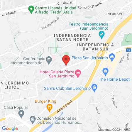 Clínica San Jerónimo map