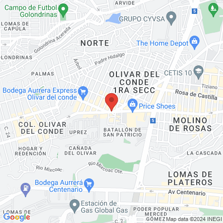 Salon De Belleza Chic map