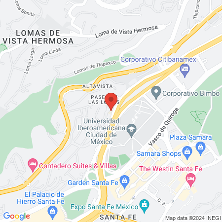 Rebeca Sanchez Medico Internista Álvaro Obregón map