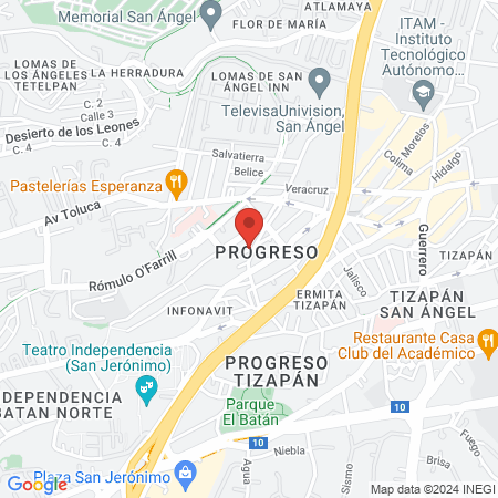 Salón de Belleza map