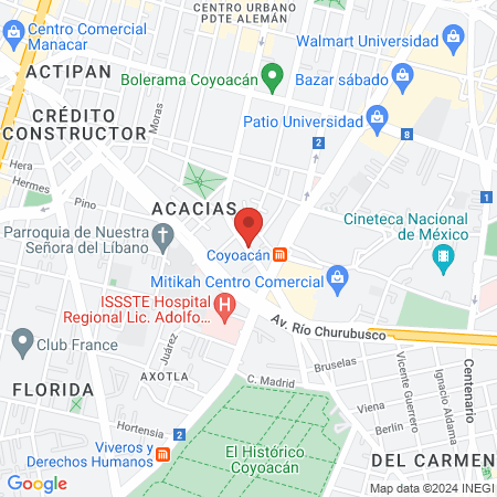 Consultorio Dental K Y F map