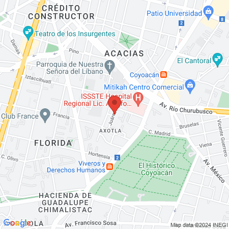 Laboratorio de Análisis Clínicos de Santa Rosa map