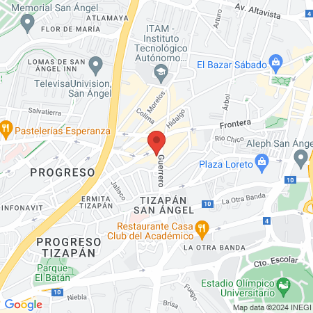 "SALA DE BELLEZA GABY" map