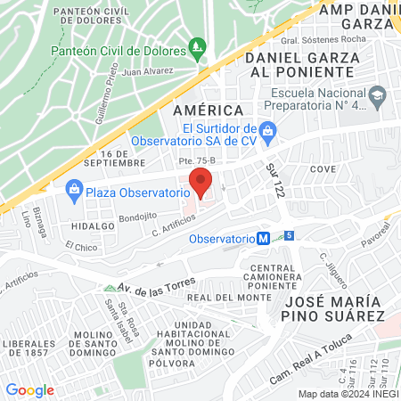 Consultorio Dr. Ernesto Lopez Almaraz map