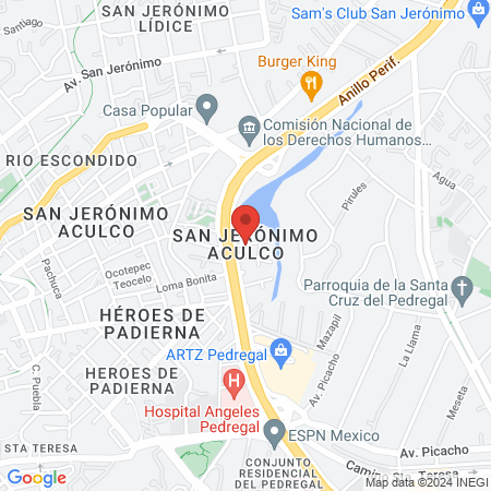 Dra. Fabiola Olivera González map