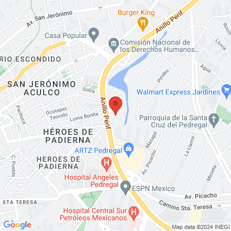 Dra Irina Tapia - Psiquiatra map