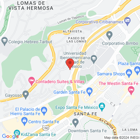 Centro Sequoia Santa Fe - Crecimiento Infantil map