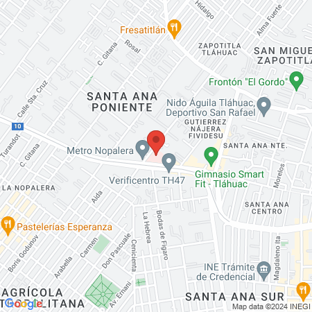 Sanatorio Psiquiatrico del Carmen map