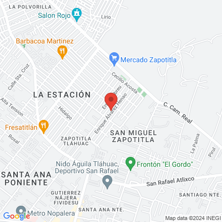 Clínica de medicina bucal Tlahuac map