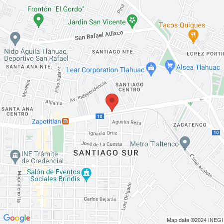 Centro de Salud T-I Zapotitlán map