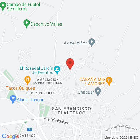 Manicura y pedicura josch map