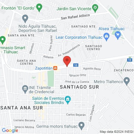 Chicanos Barbershop map