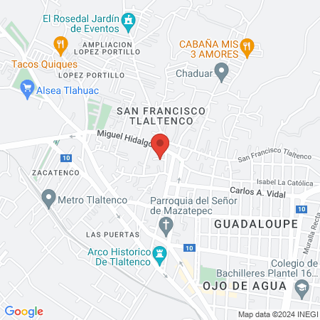 Dr. Leonel Saucedo Aquino, Ginecólogo map