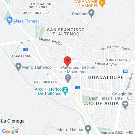 Dr.Manuel Castellanos Neri map