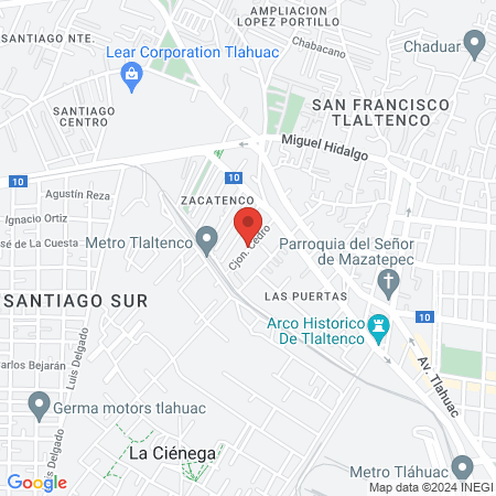 Terapeuta Dulce Calderón Asesoría Holistica. map