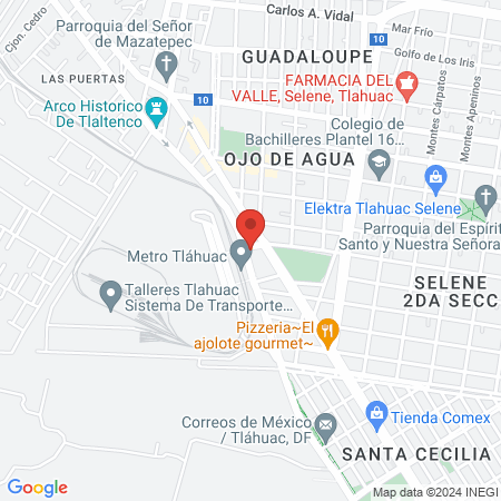 ODONTOLOGÍA PEDIÁTRICA METRO TLAHUAC map