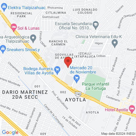 Peluqueria Black 21 map