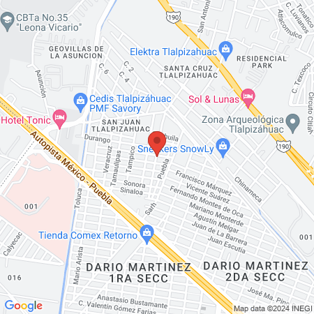 Black & White Barber shop map