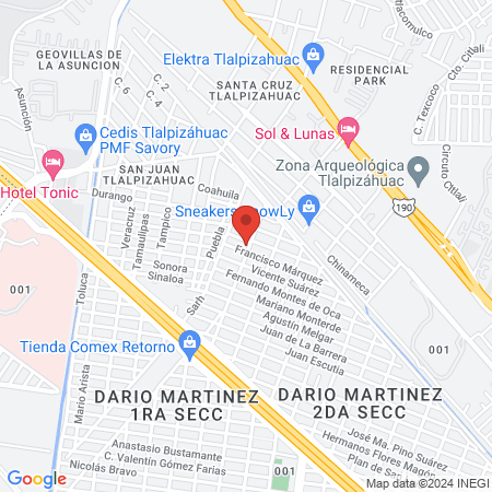El tío barber map