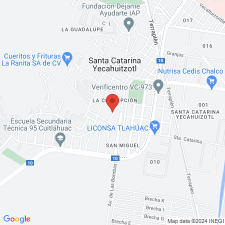 Dr. German Ricardez C. map