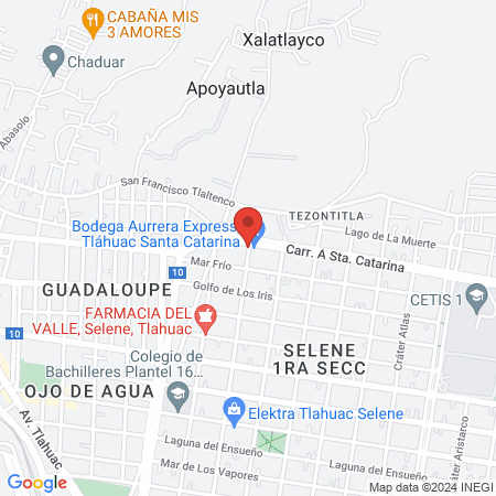 Dentista Tláhuac " Armonia y salud dental" map