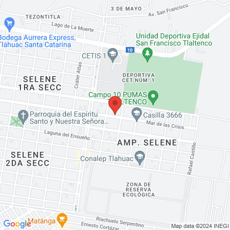 Clínica Podologica Kenia map