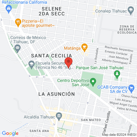 Clinica dr Ramirez Vazqez map