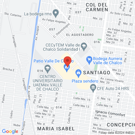 Anytime Fitness Patio Chalco map