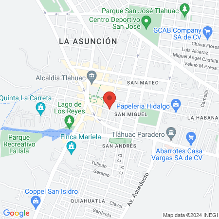 Sadoc Sierra Studios Tlahuac-Xochi map