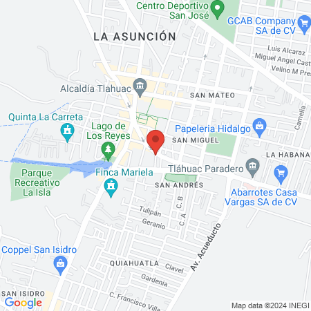 Fronton Los Reyes Tlahuac map