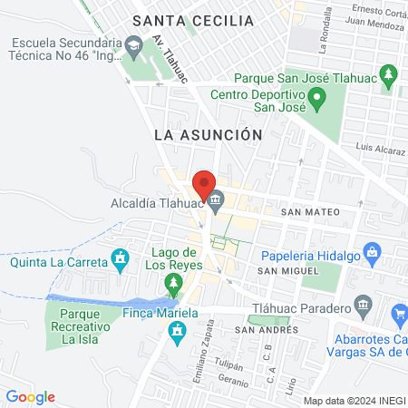 Consultorio y farmacia map