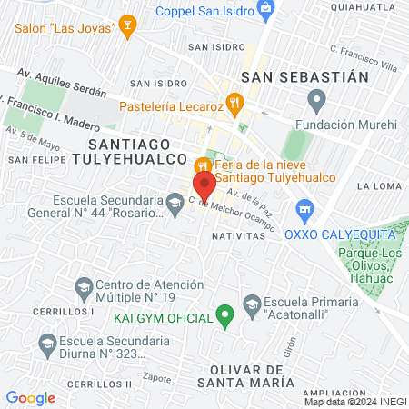 Barbería dos carnales map