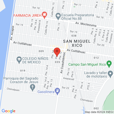 Spa Sport Medical Valle de Chalco map