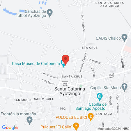 Gym Fitness Center Ayotzingo map
