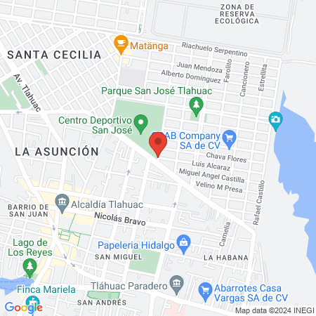 Dra. Aradeli Silva Acosta map