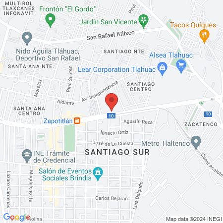 Consultorio dental trancen map