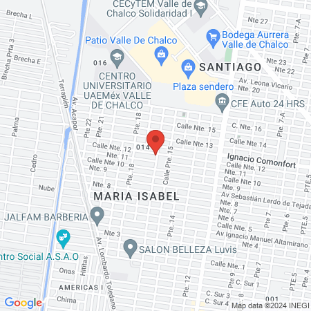 Consultorio Medicina General y Psiquiatría map