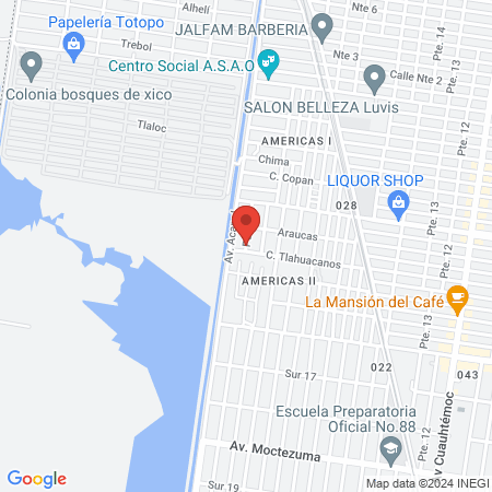 CLÍNICA DE ESPECIALIDADES VITAL MÉDICA map