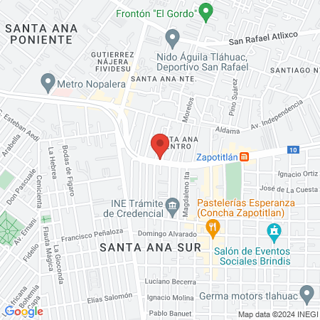 Barber Estudio L. A. map